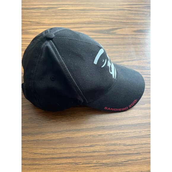 San Diego Zoo black adjustable snap  back ball cap with gorilla on front - Picture 2 of 4